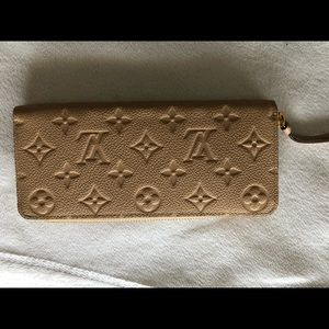 Louis Vuitton clemence wallet, dune